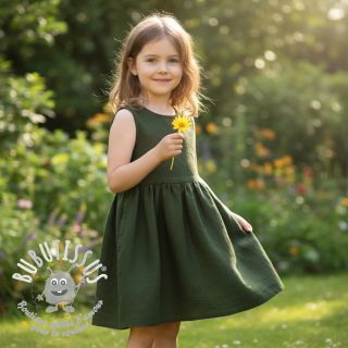 Lin lavé 170 g army green