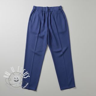 Lin lavé sapphire blue