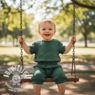 Lin lavé 170 g forest green