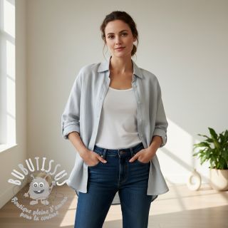 Lin lavé 170 g light blue