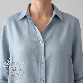 Lin lavé 170 g blue