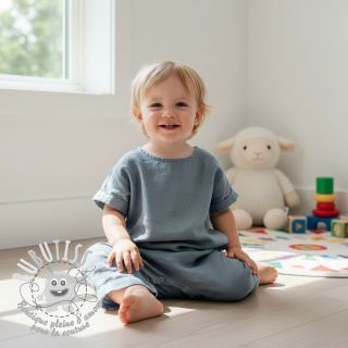 Lin lavé 170 g ocean green