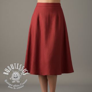 Lin lavé 170 g wine red