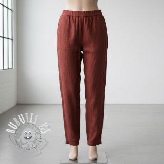 Lin lavé 170 g wine red