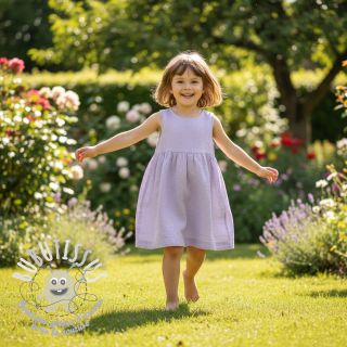 Lin lavé light violet