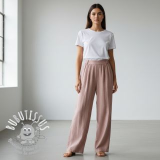 Lin lavé light salmon