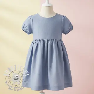 Lin lavé blue shadow