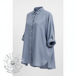 Lin lavé blue shadow