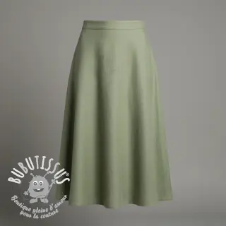 Lin lavé old green