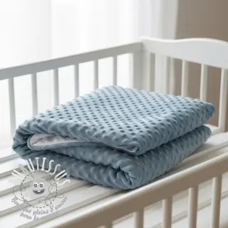 Minky shadow blue