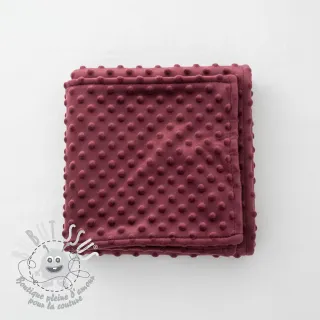 Minky bordeaux