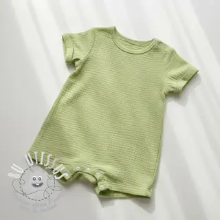 Tissu double gaze/mousseline soft green