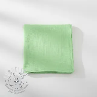 Tissu double gaze/mousseline light lime