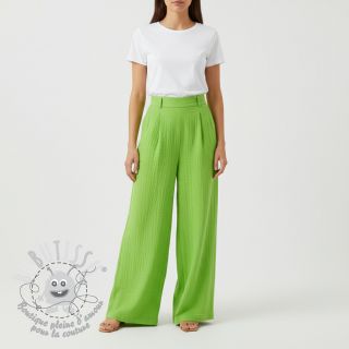 Tissu double gaze/mousseline neon lime