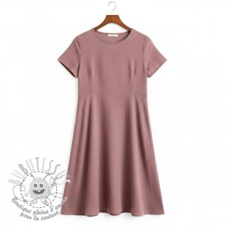 Tissu double gaze/mousseline light lilac