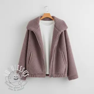 Fleece TEDDY DOUBLE SIDED blush