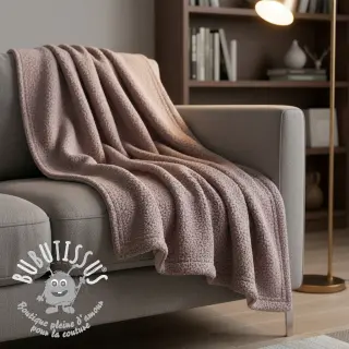 Fleece TEDDY DOUBLE SIDED blush