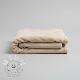 Micro-molleton beige