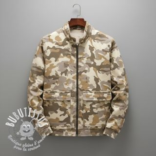 JEANS DENIM STRETCH Camouflage natural