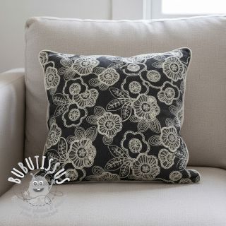 Tissu coton JEANS EMBROIDERY Niva design C