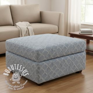 JEANS DENIM Ruffle stripes design A