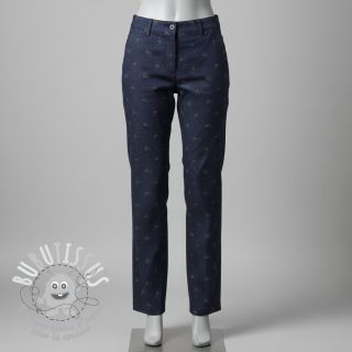 Tissu coton JEANS Glitter small dots