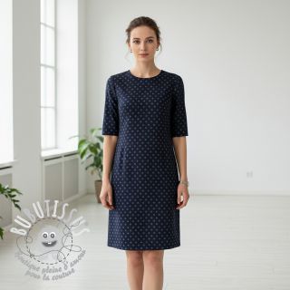 JEANS JACQUARD Ragged dots jeans