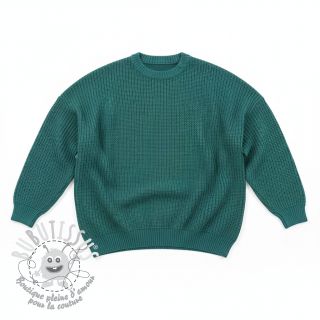 Tissu tricot BIG KNIT ocean green