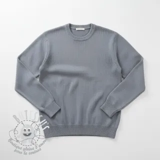 Tissu tricot BABY KNIT steel blue