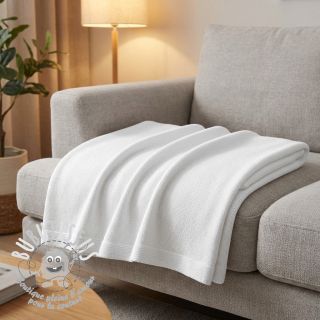 Tissu tricot BABY KNIT white