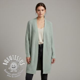 Tissu tricot BIG KNIT mint