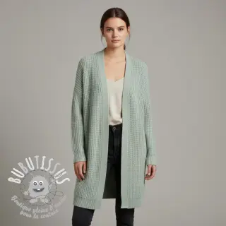 Tissu tricot BIG KNIT mint