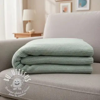 Tissu tricot BIG KNIT mint