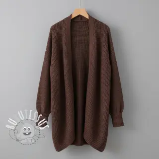 Tissu tricot BIG KNIT dark brown