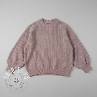 Tissu tricot BIG KNIT old pink