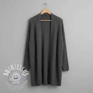 Tissu tricot BIG KNIT dark grey