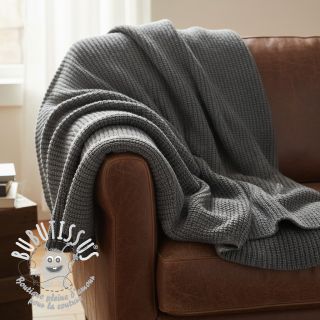 Tissu tricot BIG KNIT dark grey