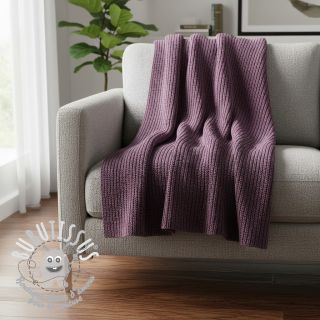 Tissu tricot BIG KNIT lilac