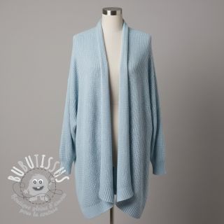 Tissu tricot BIG KNIT baby blue