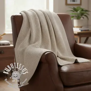 Tissu tricot BIG KNIT natural