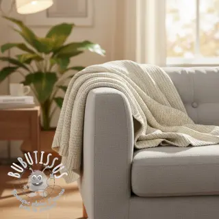 Tissu tricot BIG KNIT cream