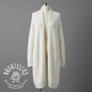 Tissu tricot BIG KNIT off white