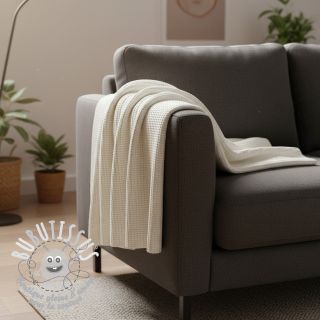 Tissu tricot BIG KNIT off white