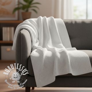 Tissu tricot BIG KNIT white