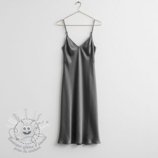 Satin SOIVÉ dark grey