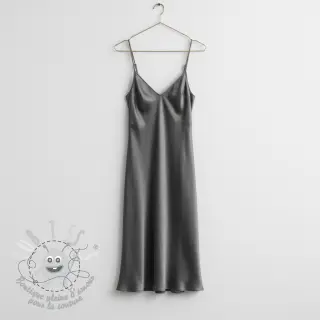 Satin SOIVÉ dark grey