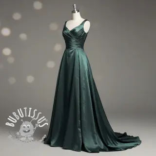 Satin SOIVÉ forest green