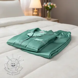 Satin aqua