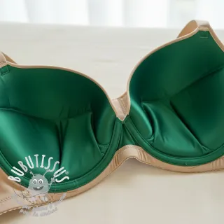 Satin dark green
