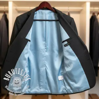Satin light blue